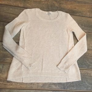 Madewell Riverside Cotton Sweater size Small Cream